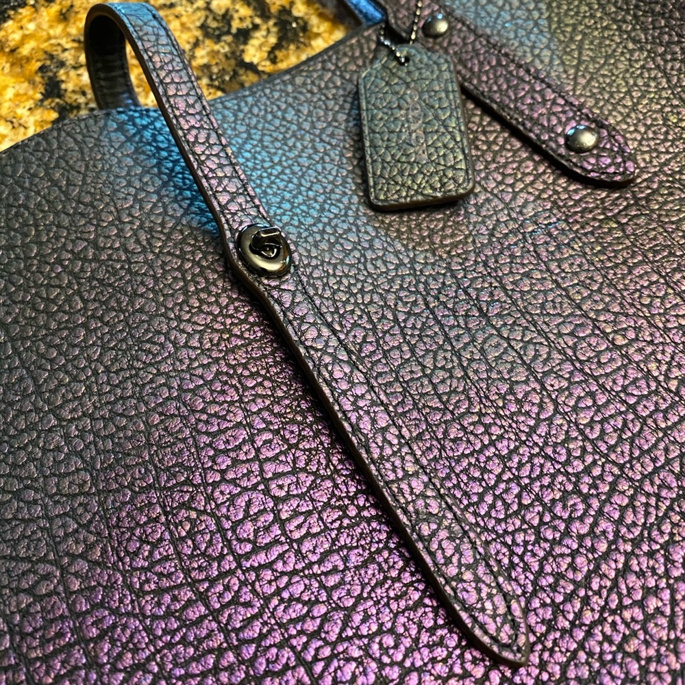 Coach Slouchy pebble leather tote